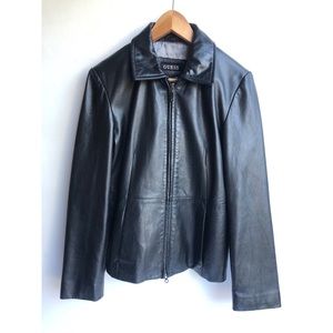 GUESS 100% Leather Tailored Jacket